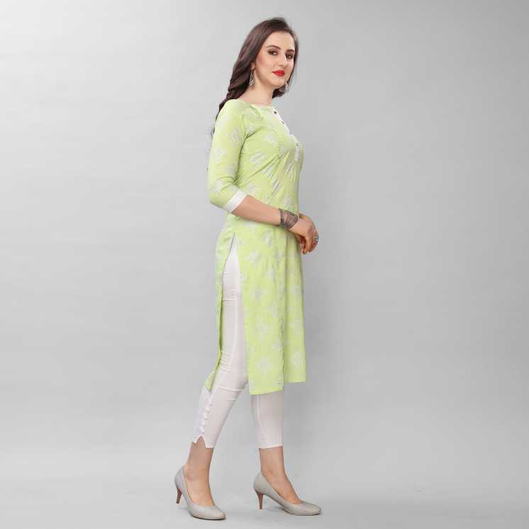 Krisha 223 Fancy Ethnic Wear Straight Cut South Cotton Kurti Collection